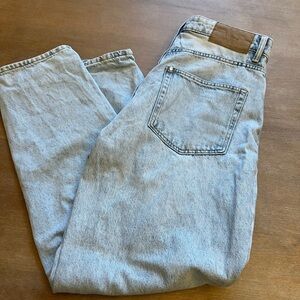 Zara Light Blue Relaxed Jeans